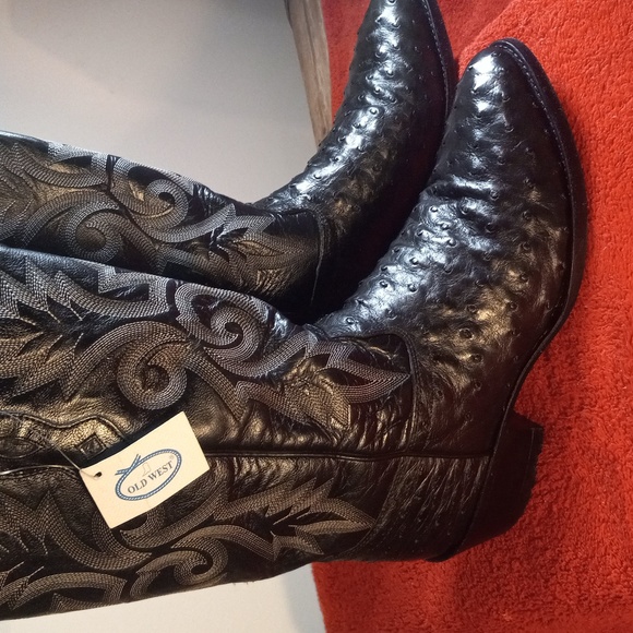 Ostrich leather boots - Picture 8 of 10